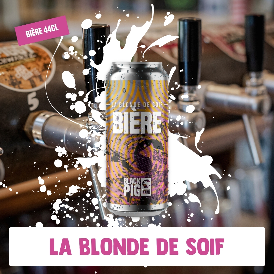 Fais face à la canicule avec notre bière blonde en canette s…