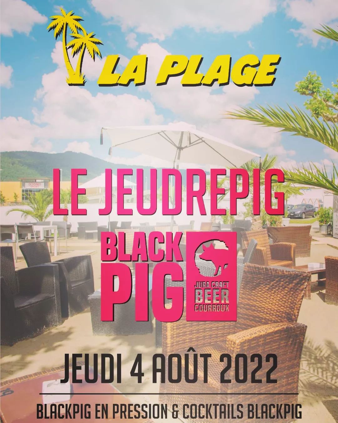 JEUDREPIG SPÉCIALL’équipe de la brasserie a la joie d’être…